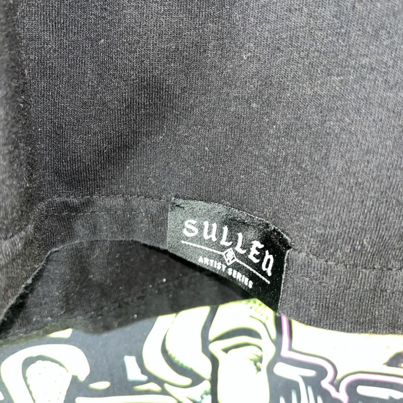 Sullen Art Collective Black Men's T Shirt Large Short Sleeve Graphic Tee - Picture 4 of 6